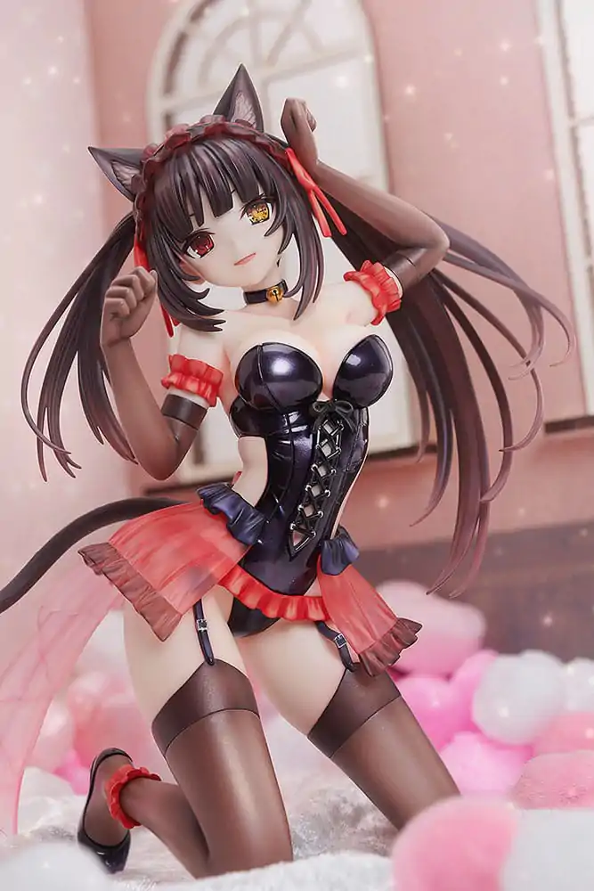 Date A Live Kip 1/7 Kurumi Tokisaki Cat Ears Ver. 17 cm fotografija izdelka