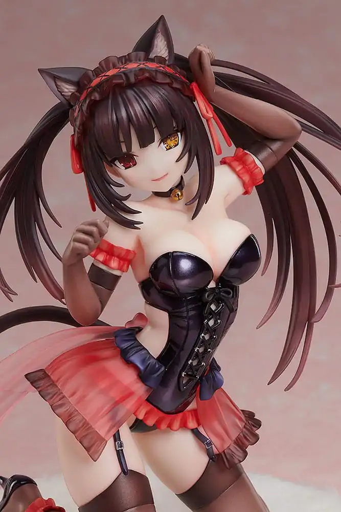 Date A Live Kip 1/7 Kurumi Tokisaki Cat Ears Ver. 17 cm fotografija izdelka