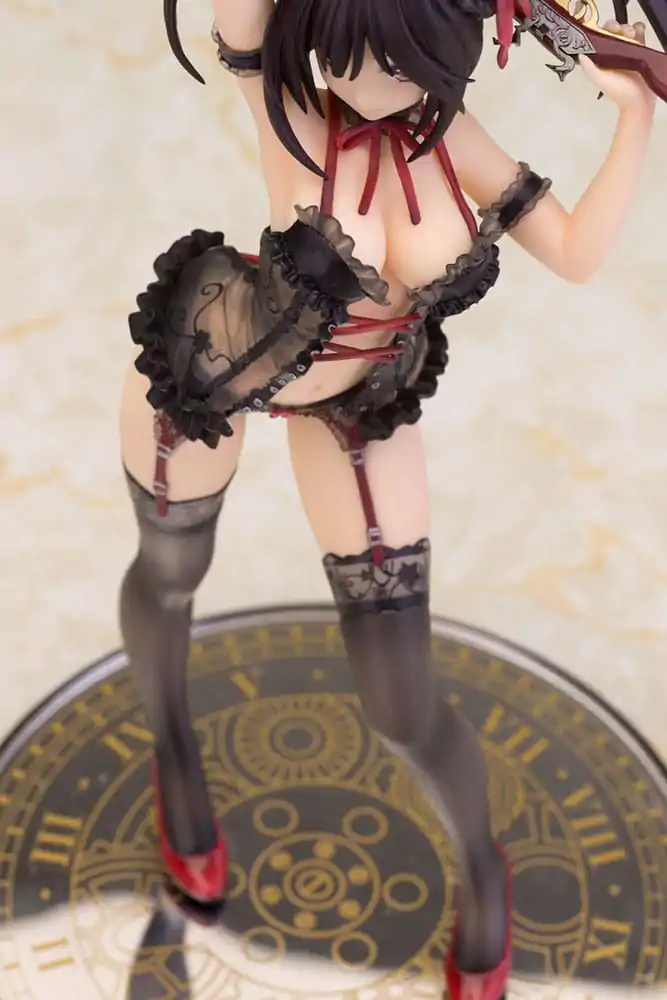 Date A Live Kip 1/7 Kurumi Tokisaki Lingerie Ver. Black 24 cm fotografija izdelka