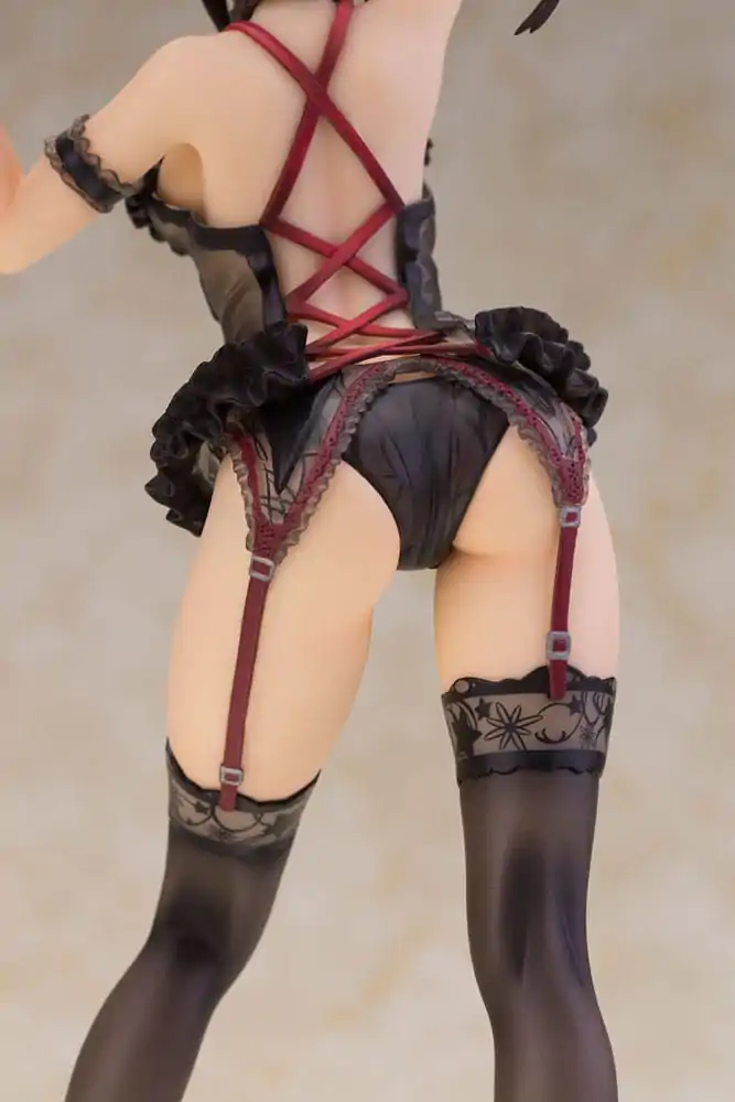 Date A Live Kip 1/7 Kurumi Tokisaki Lingerie Ver. Black 24 cm fotografija izdelka