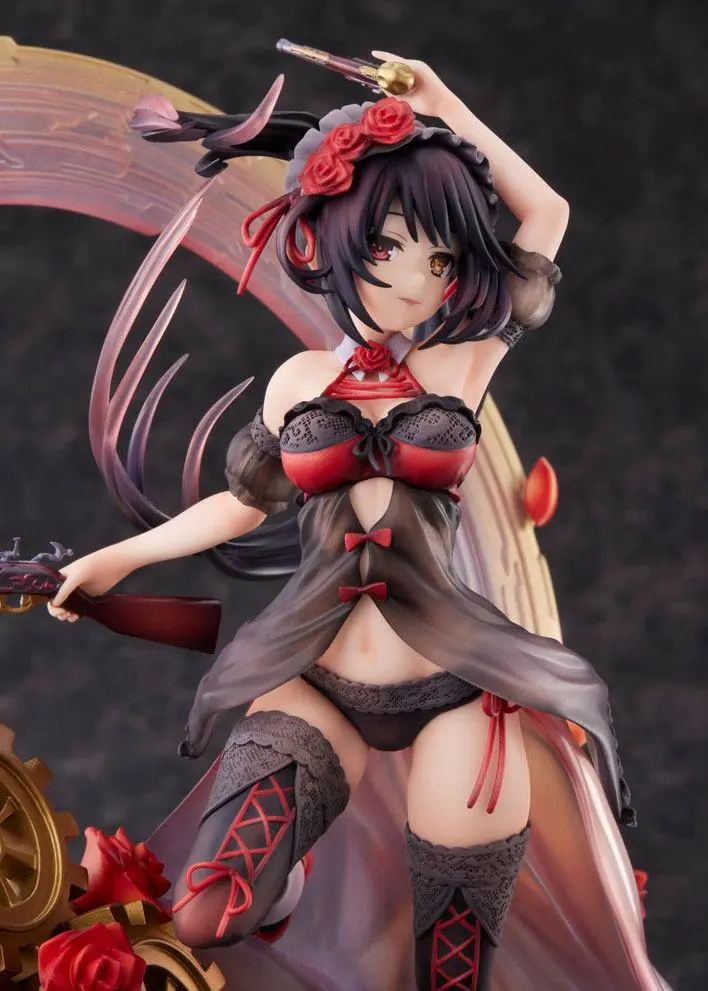 Date A Live IV PVC kip 1/7 Kurumi Tokisaki Lingerie Swimwear Ver. 27 cm fotografija izdelka