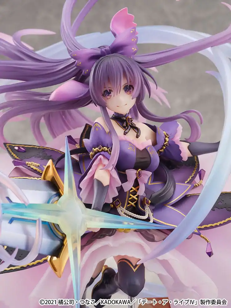 Date A Live IV SHIBUYA SCRAMBLE FIGURE PVC Kip 1/6 Tohka Yatogami Princess Amethyst Dress Ver. 32 cm fotografija izdelka