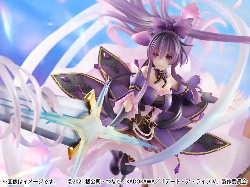 Date A Live IV SHIBUYA SCRAMBLE FIGURE PVC Kip 1/6 Tohka Yatogami Princess Amethyst Dress Ver. 32 cm fotografija izdelka