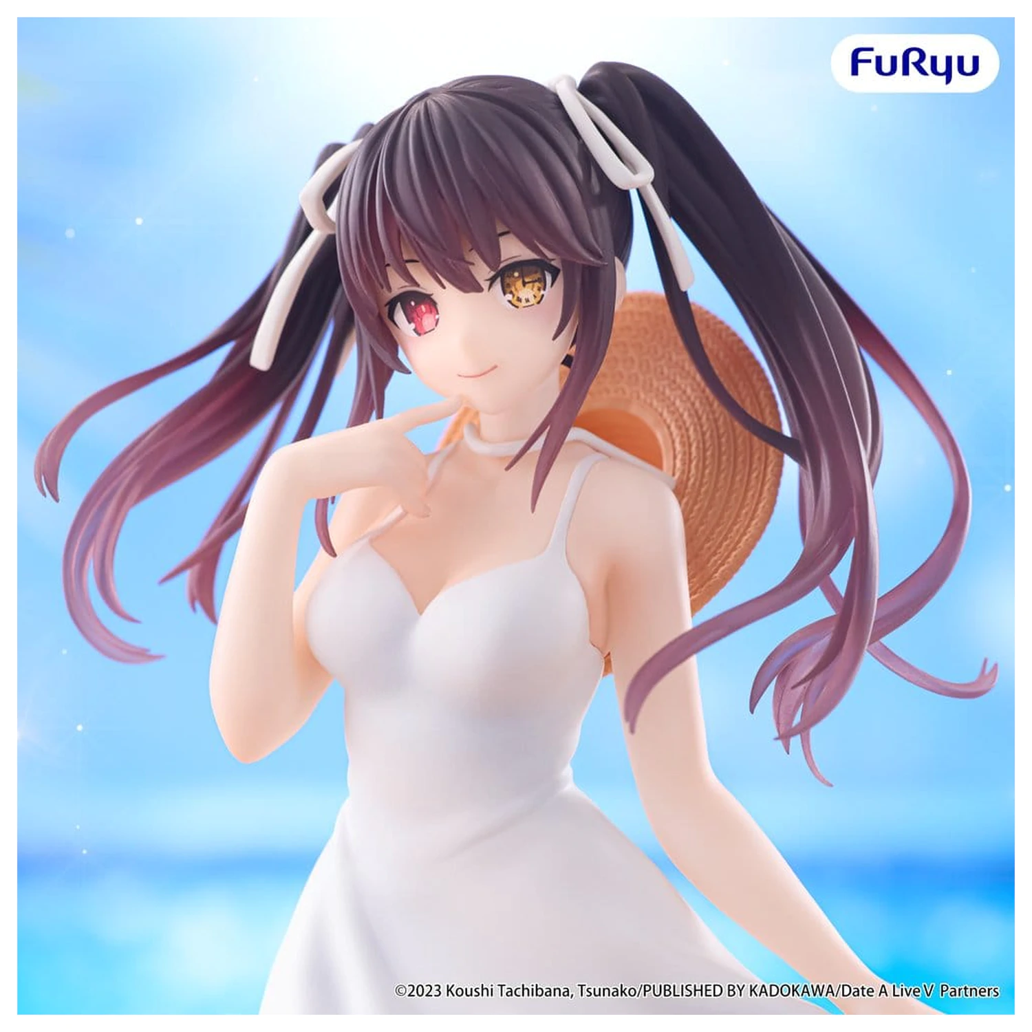 Date A Live Summer Dress PVC figura Kurumi Tokisaki 21 cm fotografija izdelka