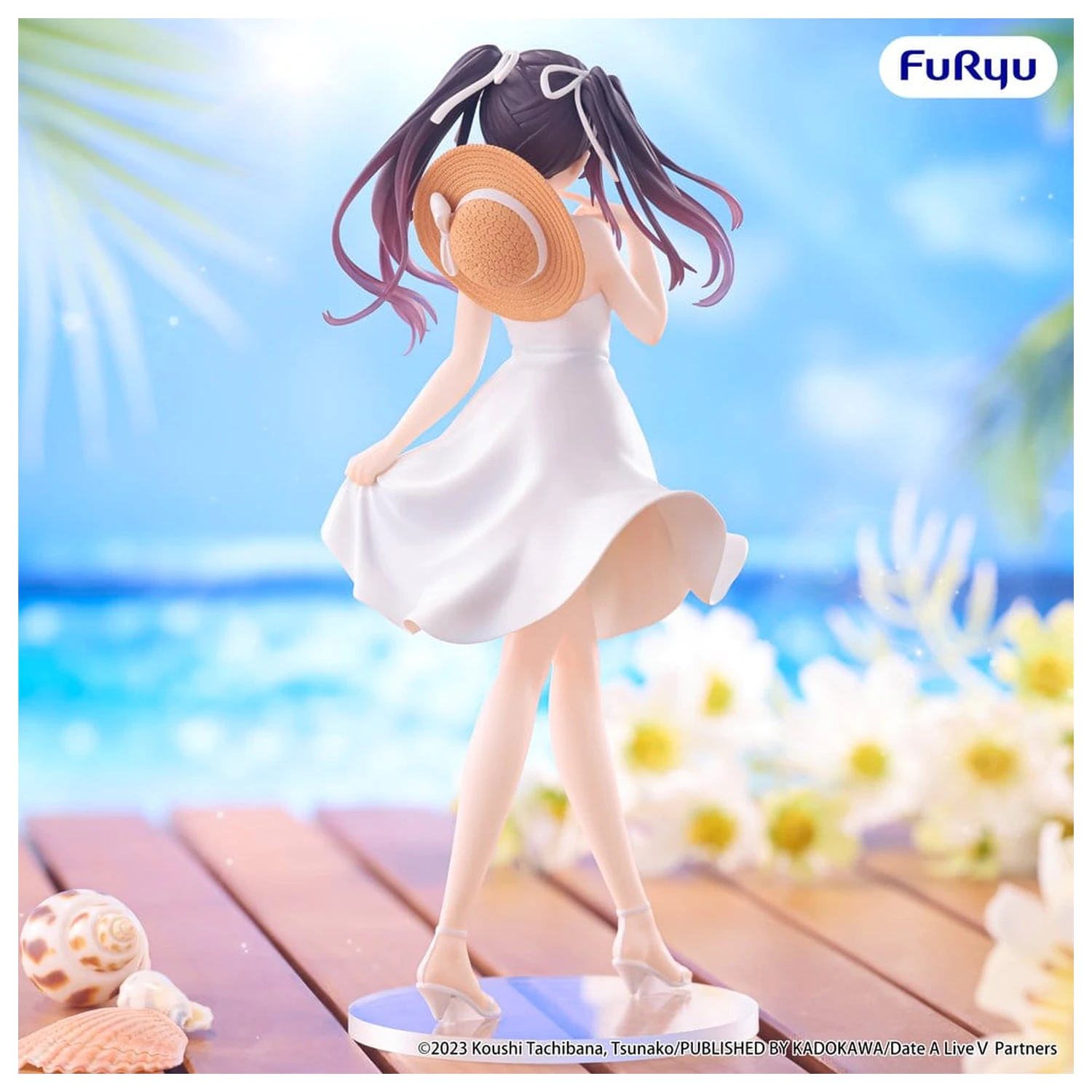 Date A Live Summer Dress PVC figura Kurumi Tokisaki 21 cm fotografija izdelka