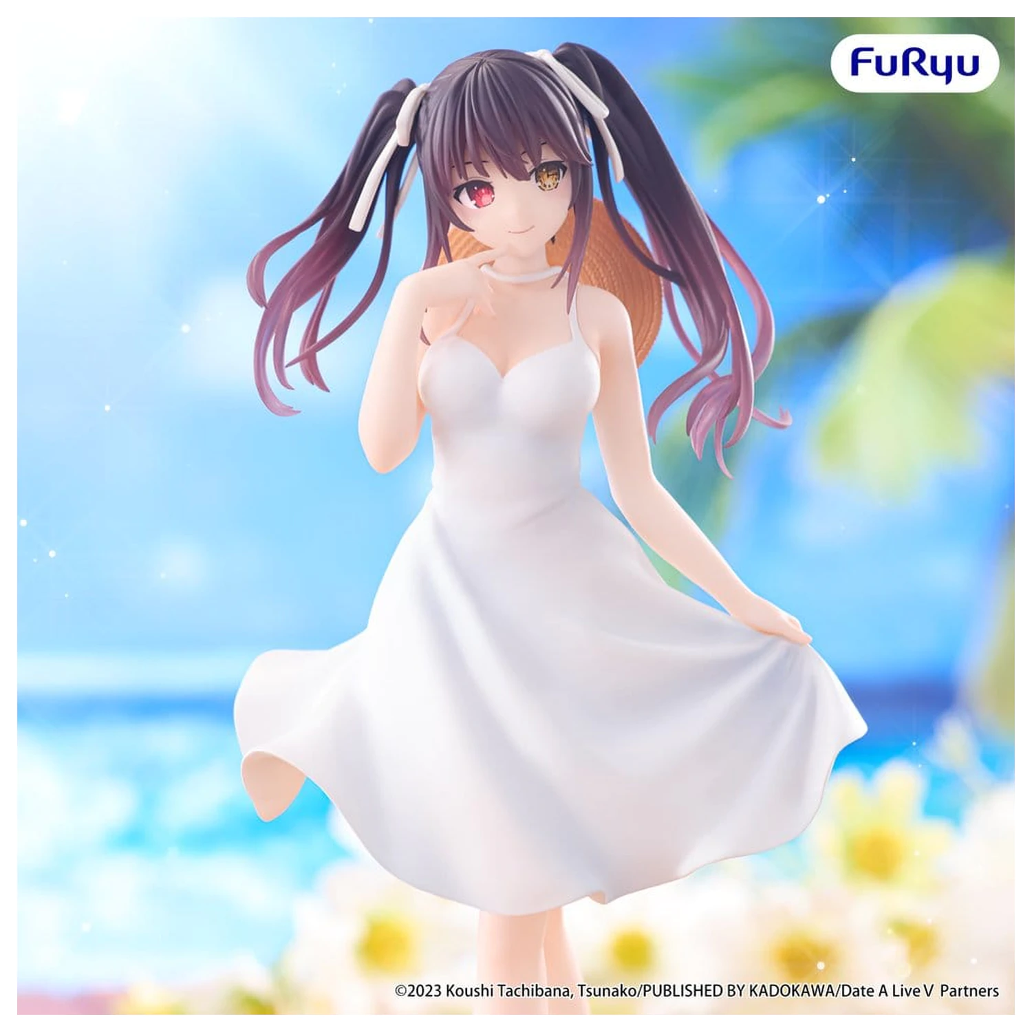 Date A Live Summer Dress PVC figura Kurumi Tokisaki 21 cm fotografija izdelka