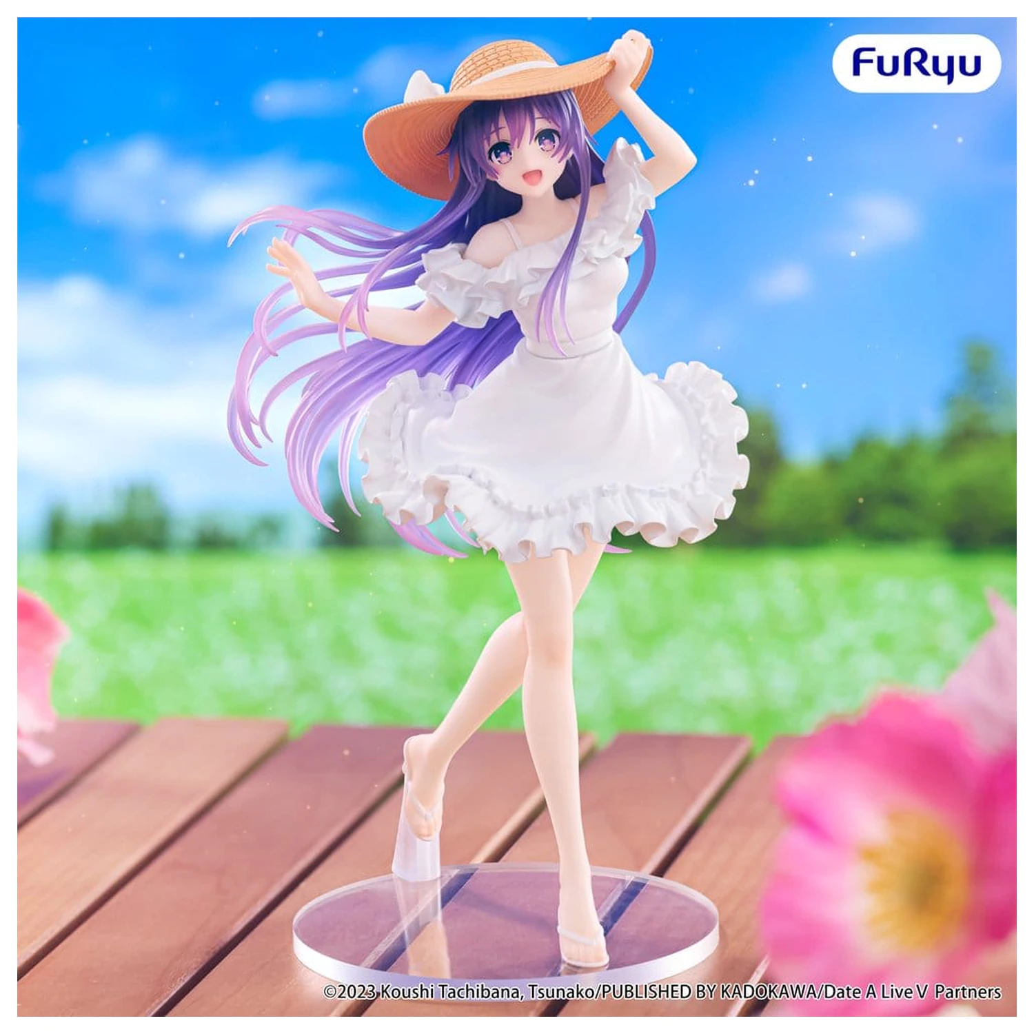 Date A Live Summer Dress PVC figura Toka Yatogami 21 cm fotografija izdelka