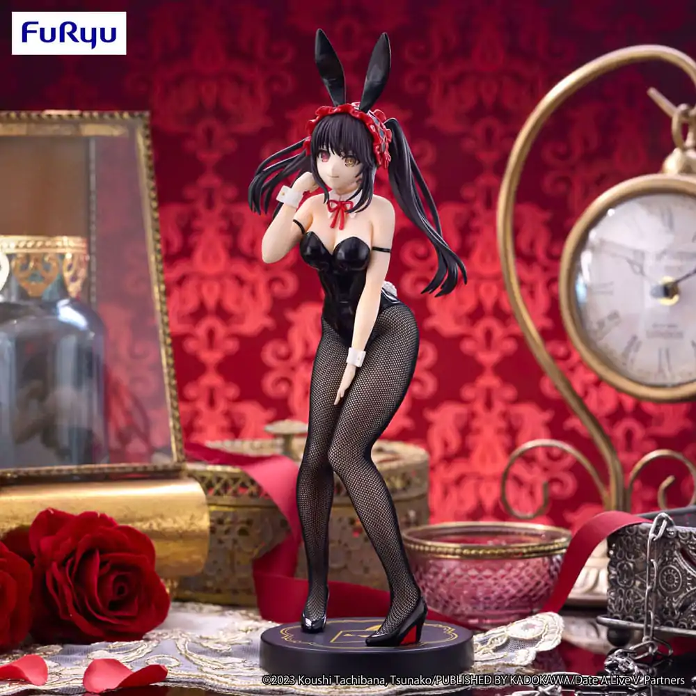 Date A Live V BiCute Bunnies PVC kip Kurumi Tokisaki Black Color Ver. 29 cm fotografija izdelka