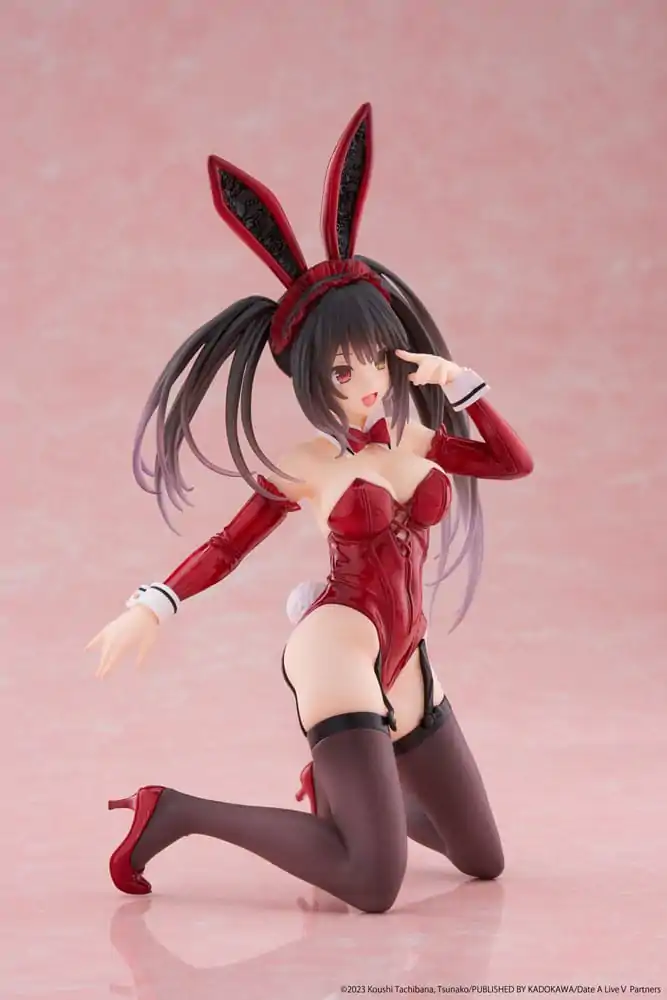 Date A Live V PVC Kip Namizna Ljubka Figura Kurumi Tokisaki Zajčica Ver. 13 cm fotografija izdelka