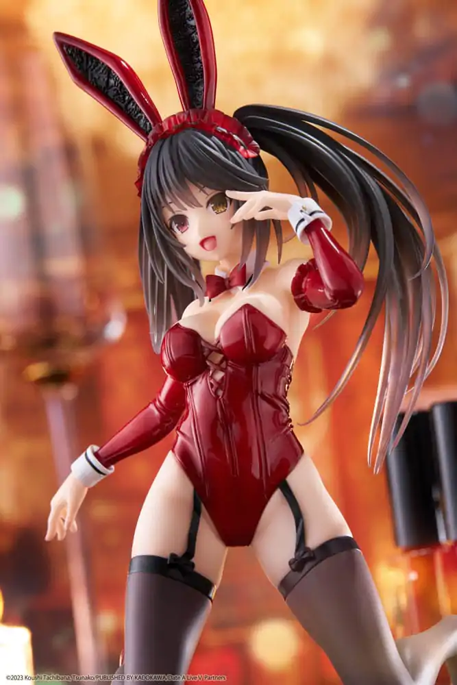 Date A Live V PVC Kip Namizna Ljubka Figura Kurumi Tokisaki Zajčica Ver. 13 cm fotografija izdelka