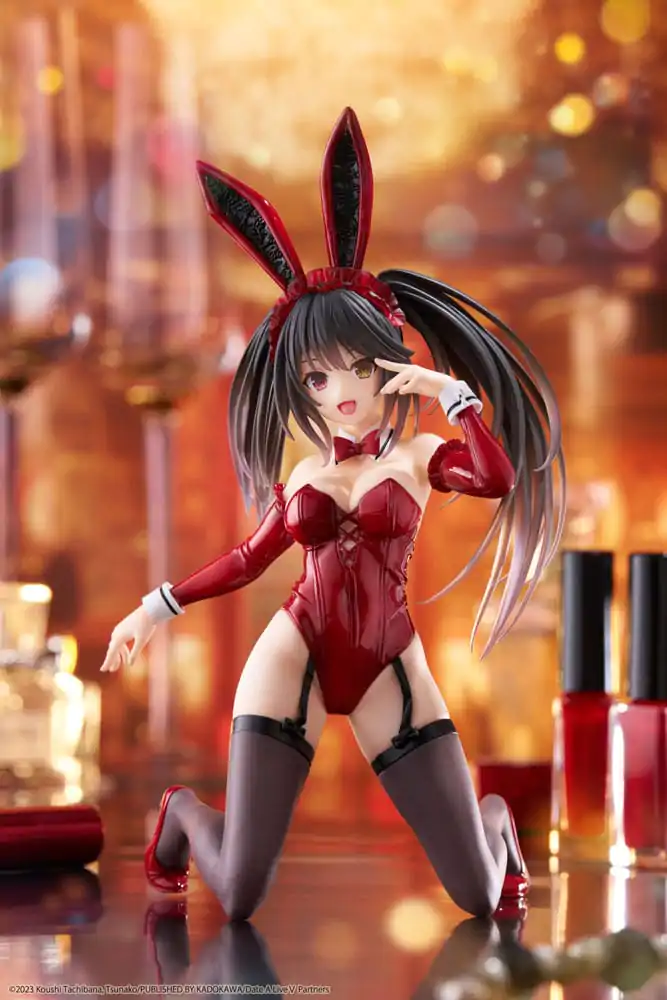 Date A Live V PVC Kip Namizna Ljubka Figura Kurumi Tokisaki Zajčica Ver. 13 cm fotografija izdelka