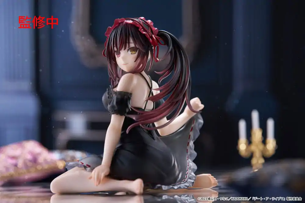 Date A Live V PVC Kip Namizna Srčkana Figura Kurumi Tokisaki Nightwear Ver. 13 cm fotografija izdelka