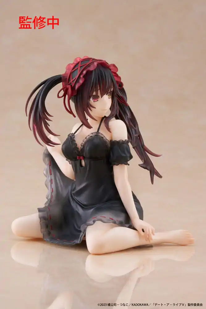 Date A Live V PVC Kip Namizna Srčkana Figura Kurumi Tokisaki Nightwear Ver. 13 cm fotografija izdelka