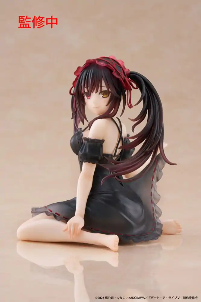 Date A Live V PVC Kip Namizna Srčkana Figura Kurumi Tokisaki Nightwear Ver. 13 cm fotografija izdelka