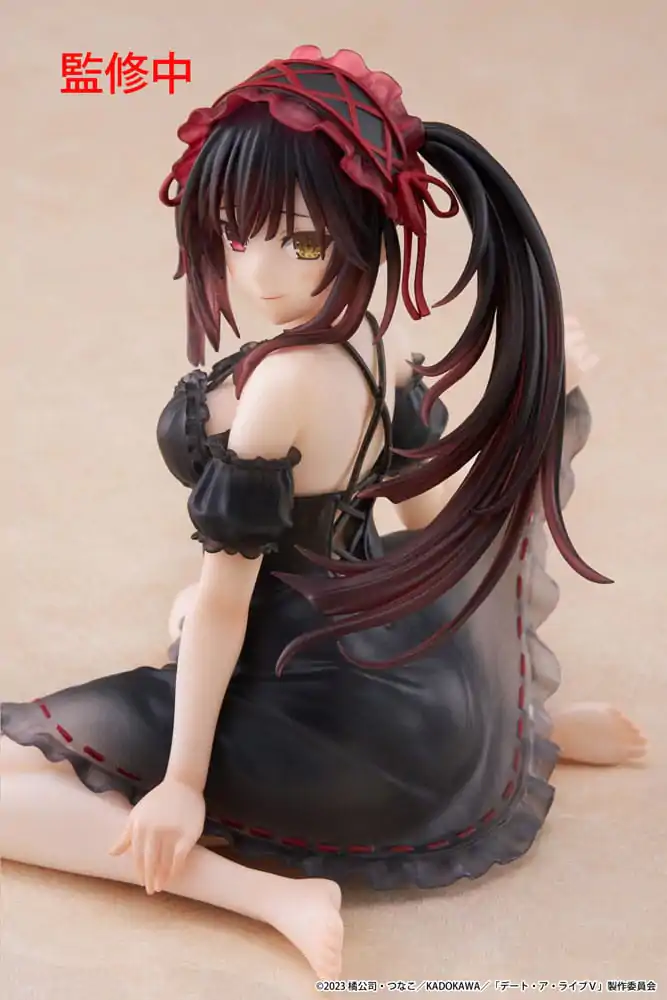 Date A Live V PVC Kip Namizna Srčkana Figura Kurumi Tokisaki Nightwear Ver. 13 cm fotografija izdelka