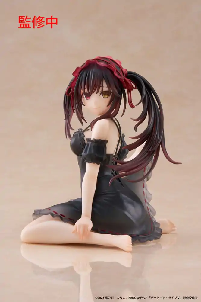 Date A Live V PVC Kip Namizna Srčkana Figura Kurumi Tokisaki Nightwear Ver. 13 cm fotografija izdelka