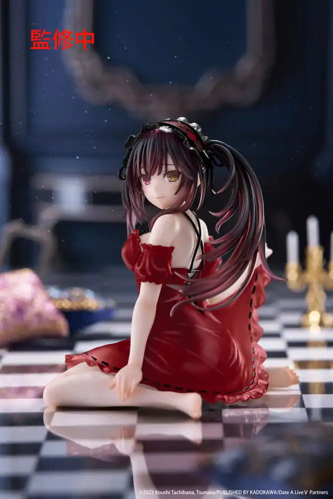 Date A Live V PVC kip Namizna ljubka figura Kurumi Tokisaki Nightwear Ver. Renewal 13 cm fotografija izdelka
