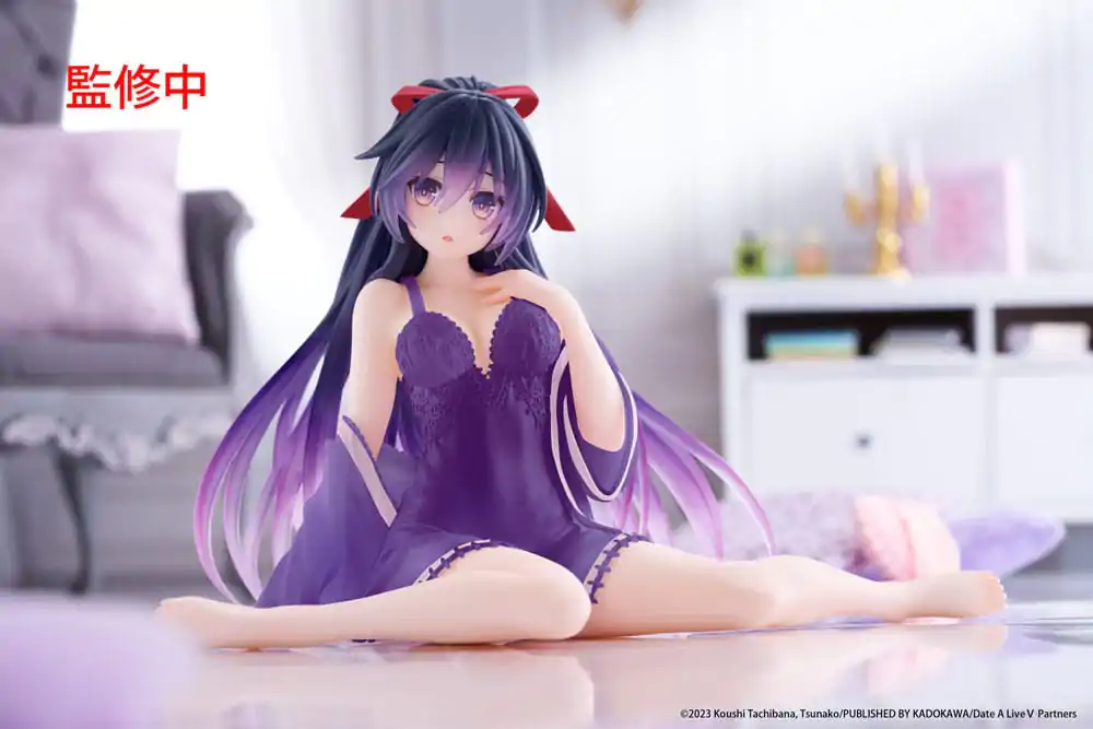 Date A Live V PVC Kip Namizna Ljubka Figura Tohka Yatogami Nightwear Ver. Renewal 13 cm fotografija izdelka