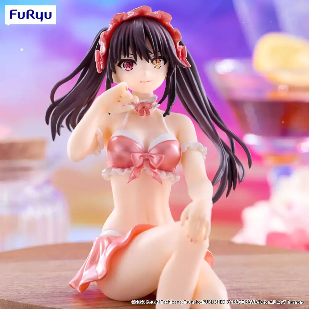 Date A Live V Noodle Stopper PVC kip Kurumi Tokisaki Swimsuit Pastel Red Color Ver. 15 cm fotografija izdelka