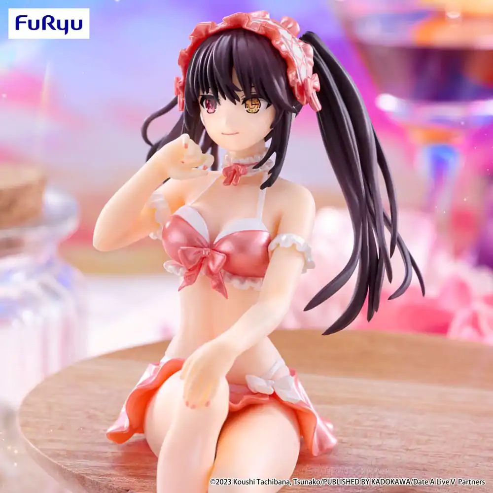 Date A Live V Noodle Stopper PVC kip Kurumi Tokisaki Swimsuit Pastel Red Color Ver. 15 cm fotografija izdelka