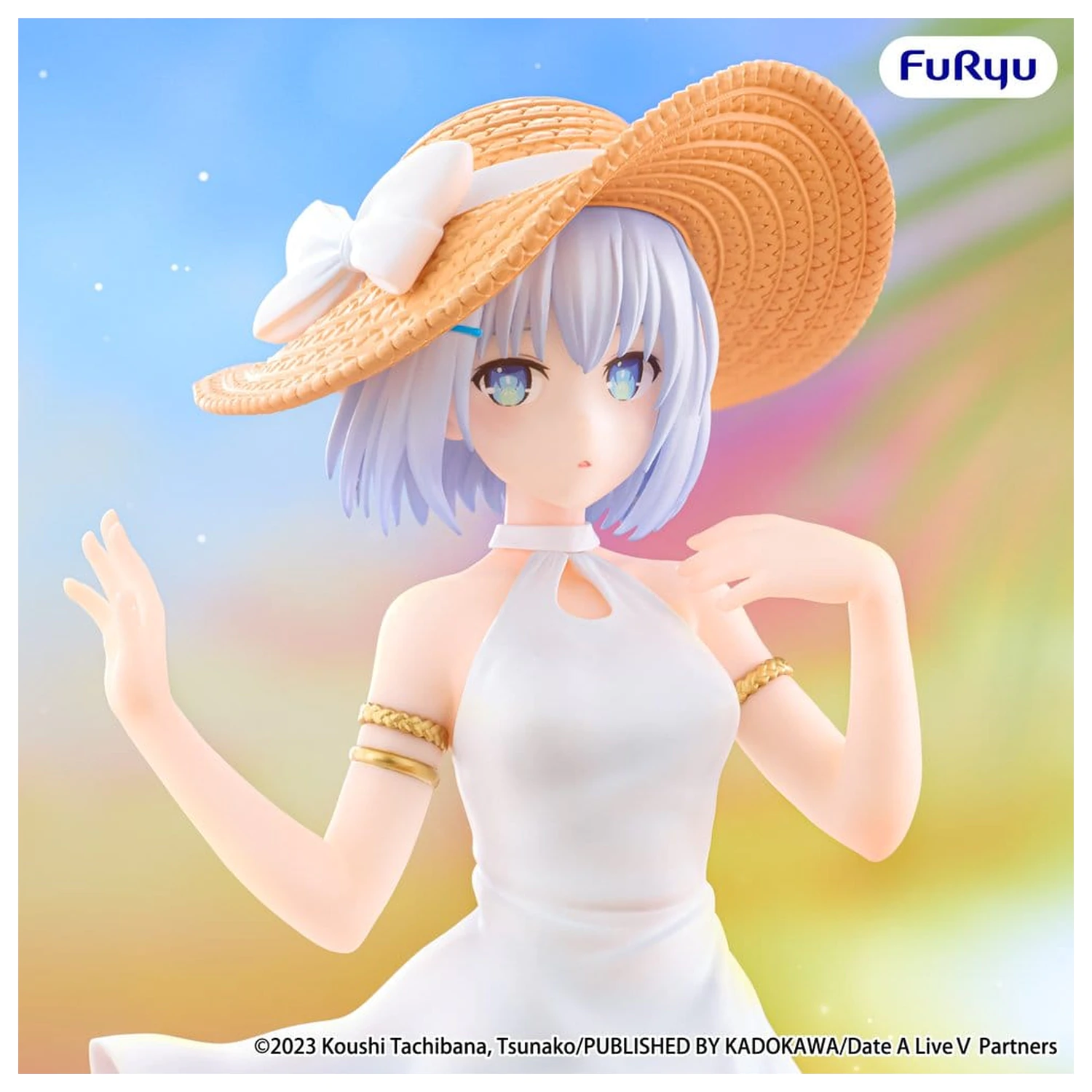 Date A Live V PVC figura Origami Tobiichi Summer Dress 20 cm fotografija izdelka