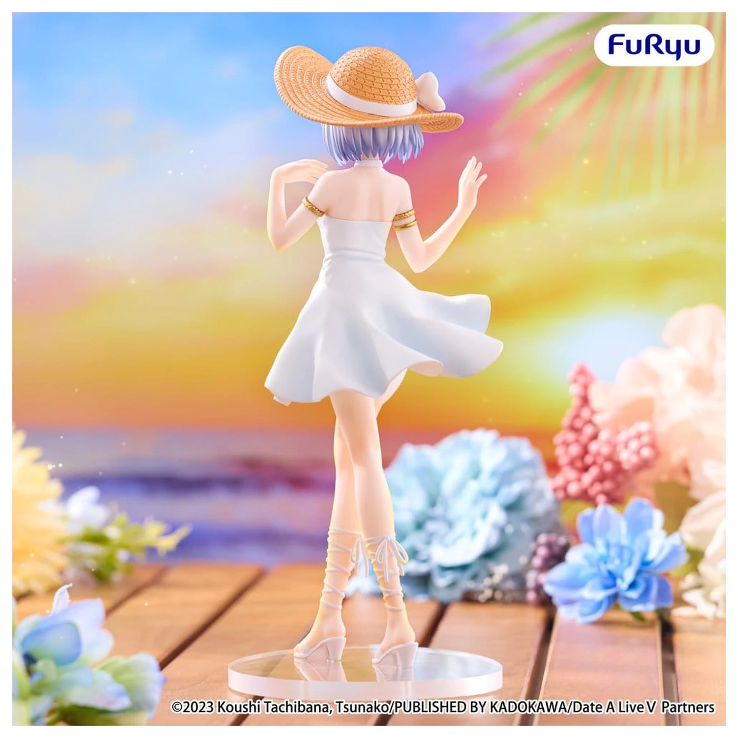 Date A Live V PVC figura Origami Tobiichi Summer Dress 20 cm fotografija izdelka