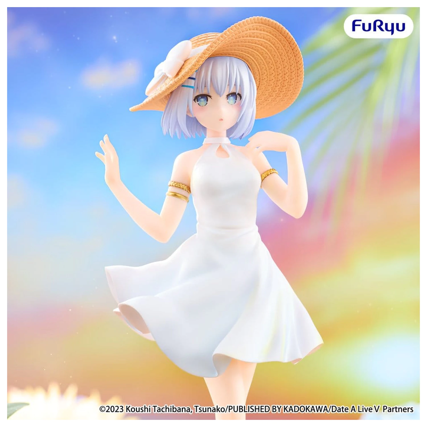 Date A Live V PVC figura Origami Tobiichi Summer Dress 20 cm fotografija izdelka