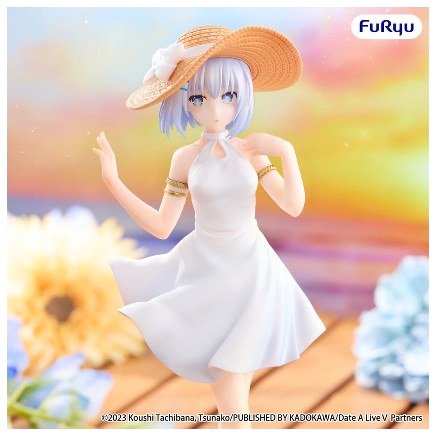 Date A Live V PVC figura Origami Tobiichi Summer Dress 20 cm fotografija izdelka