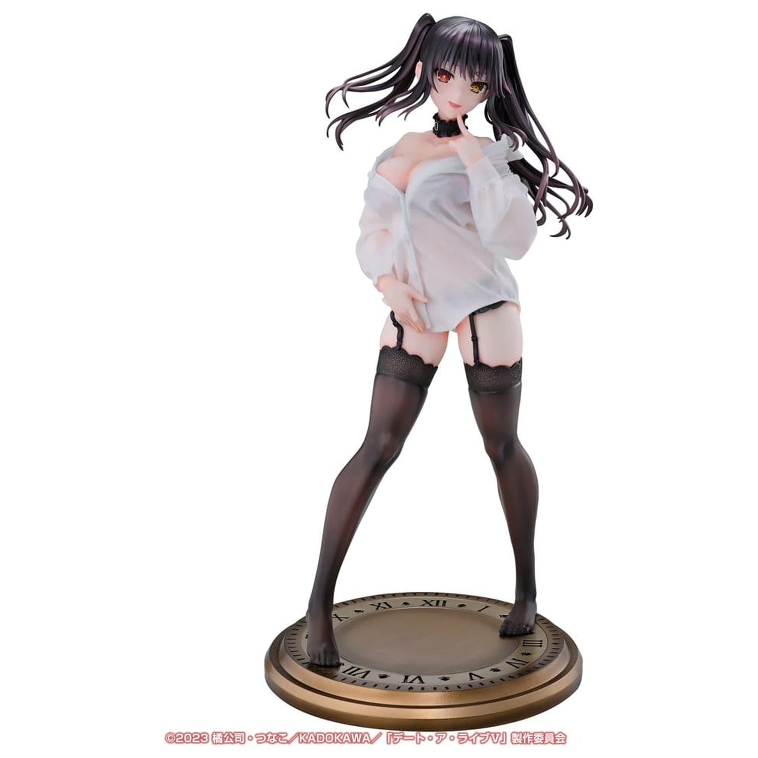 Date A Live V Re:Dress PVC figurica 1/4 Kurumi Tokisaki Dress shirt Ver. 40 cm fotografija izdelka