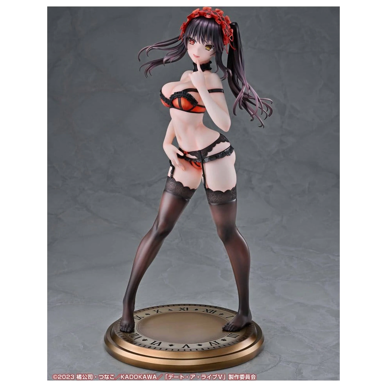 Date A Live V Re:Dress PVC figurica 1/4 Kurumi Tokisaki Dress shirt Ver. 40 cm fotografija izdelka