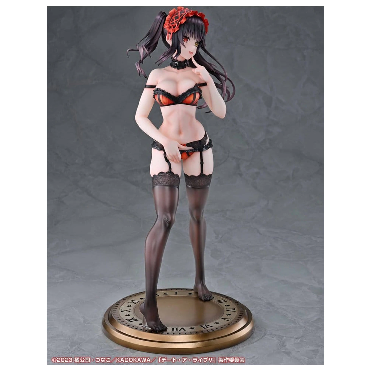 Date A Live V Re:Dress PVC figurica 1/4 Kurumi Tokisaki Dress shirt Ver. 40 cm fotografija izdelka