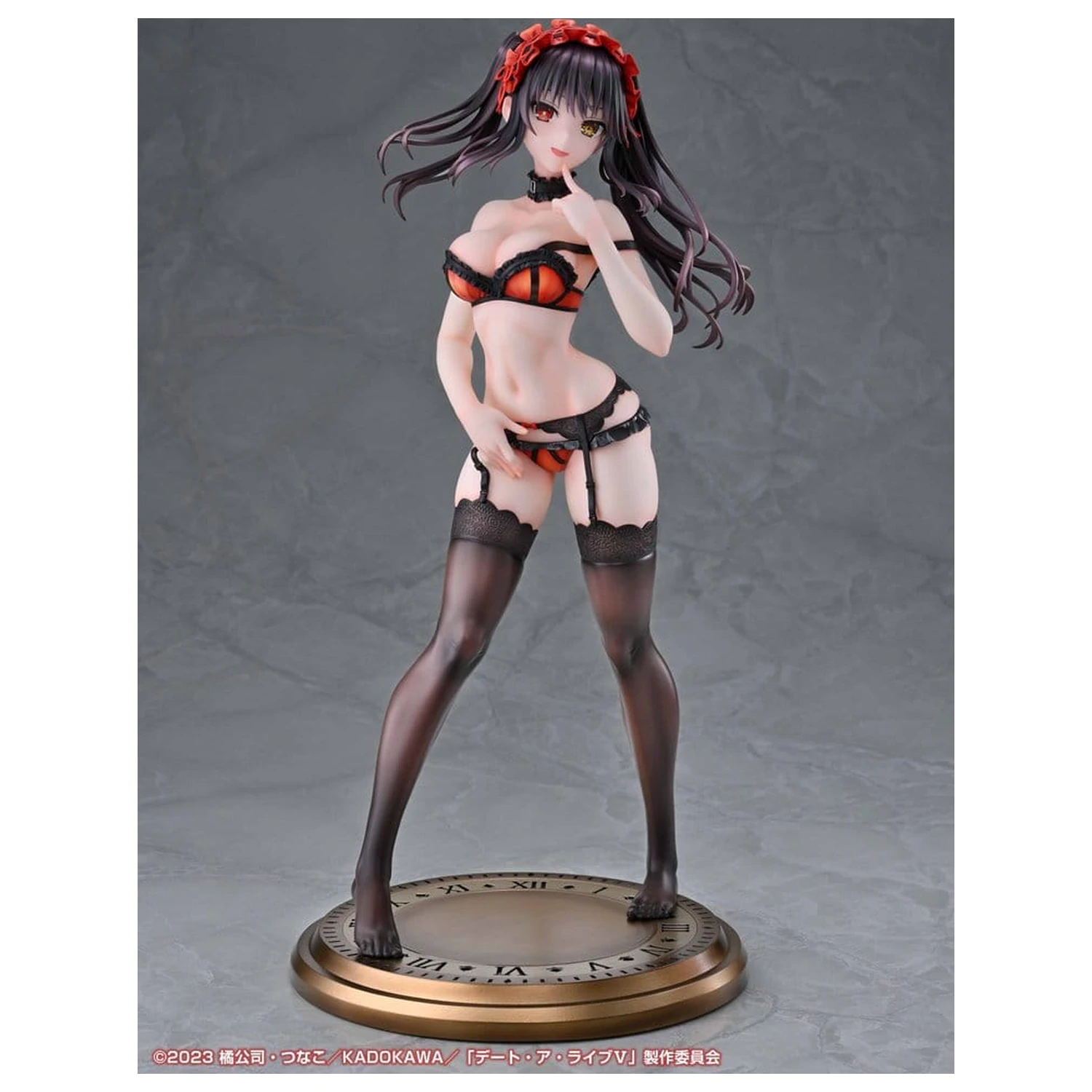 Date A Live V Re:Dress PVC figurica 1/4 Kurumi Tokisaki Dress shirt Ver. 40 cm fotografija izdelka
