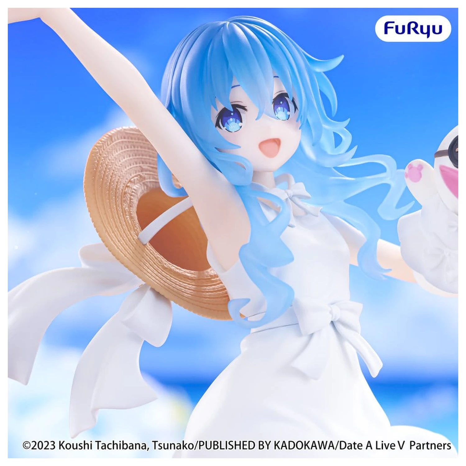 Date A Live V Summer Dress PVC figura Yoshino 21 cm fotografija izdelka