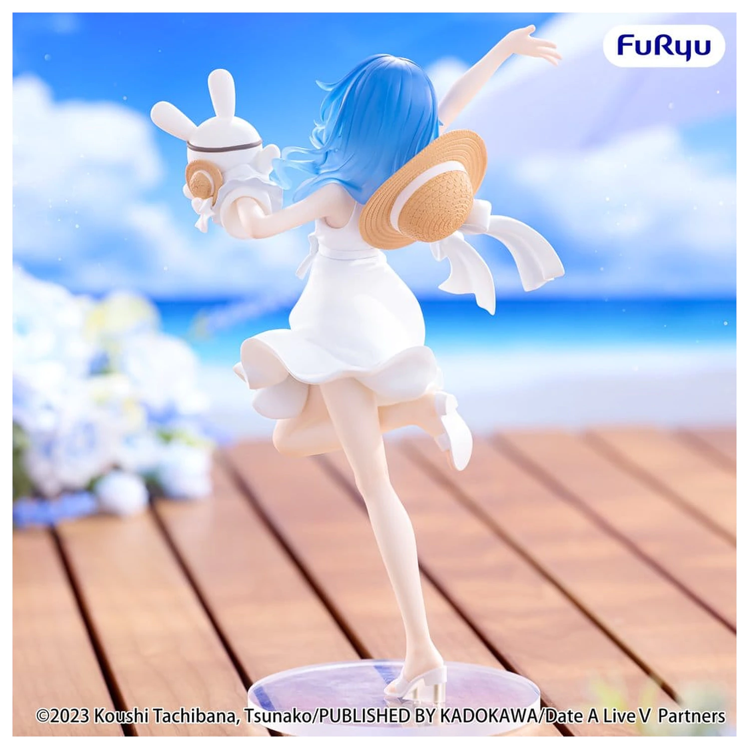 Date A Live V Summer Dress PVC figura Yoshino 21 cm fotografija izdelka