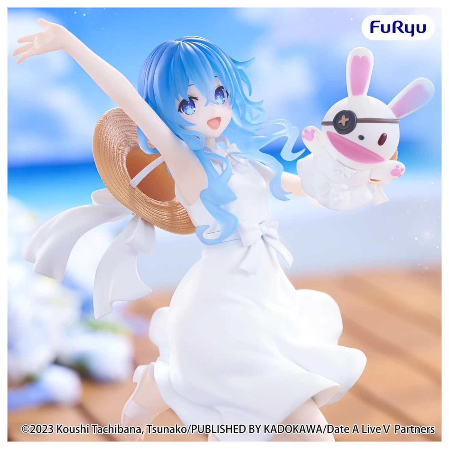 Date A Live V Summer Dress PVC figura Yoshino 21 cm fotografija izdelka