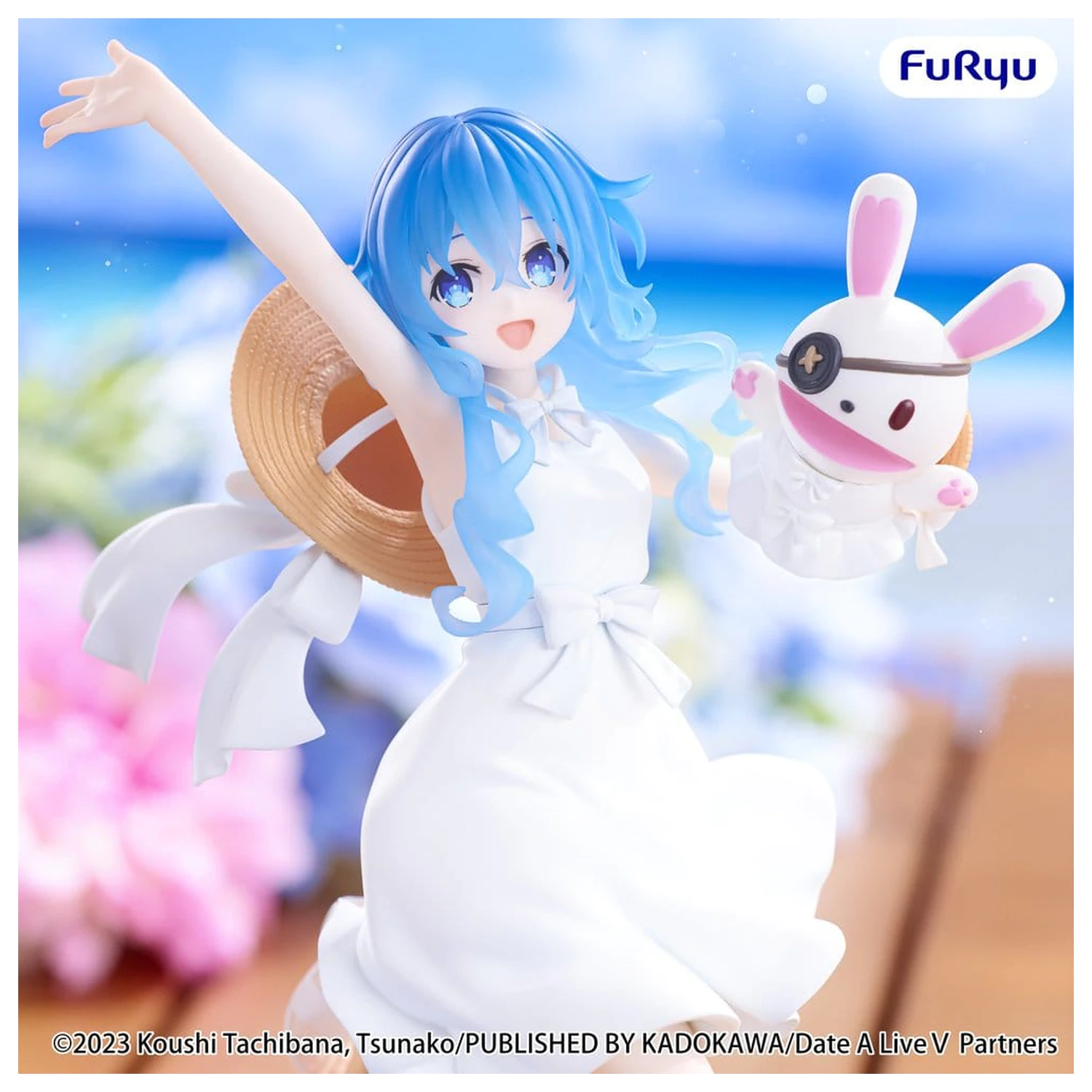 Date A Live V Summer Dress PVC figura Yoshino 21 cm fotografija izdelka