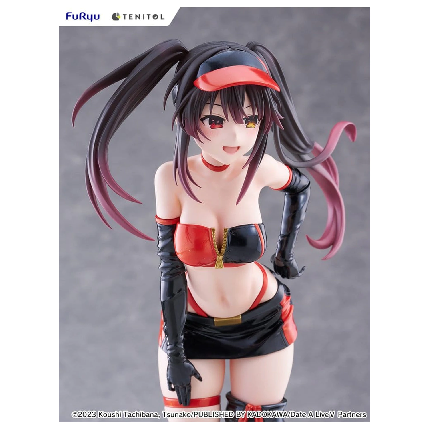 Date A Live V Tenitol Tall PVC figura Kurumi Tokisaki Race Queen Ver. 29 cm fotografija izdelka