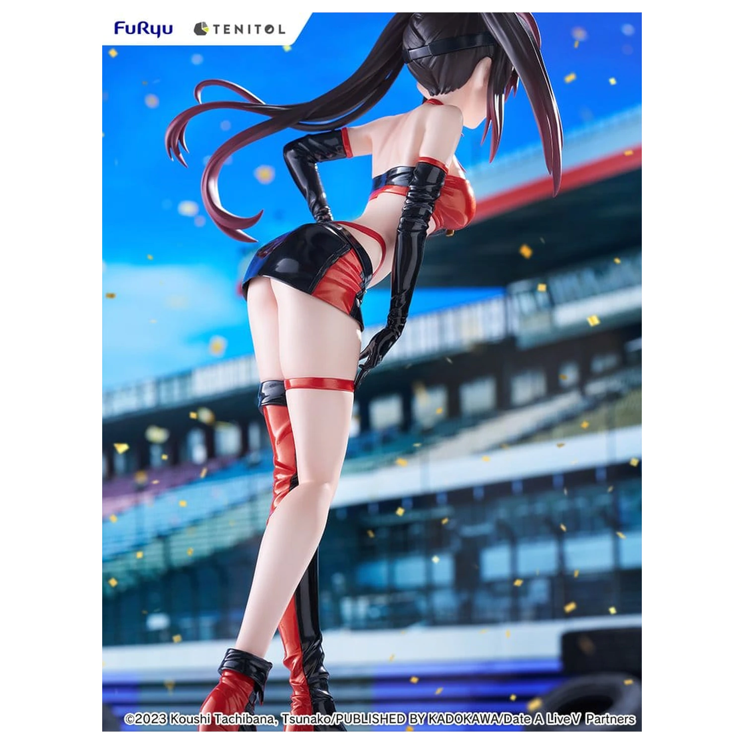 Date A Live V Tenitol Tall PVC figura Kurumi Tokisaki Race Queen Ver. 29 cm fotografija izdelka