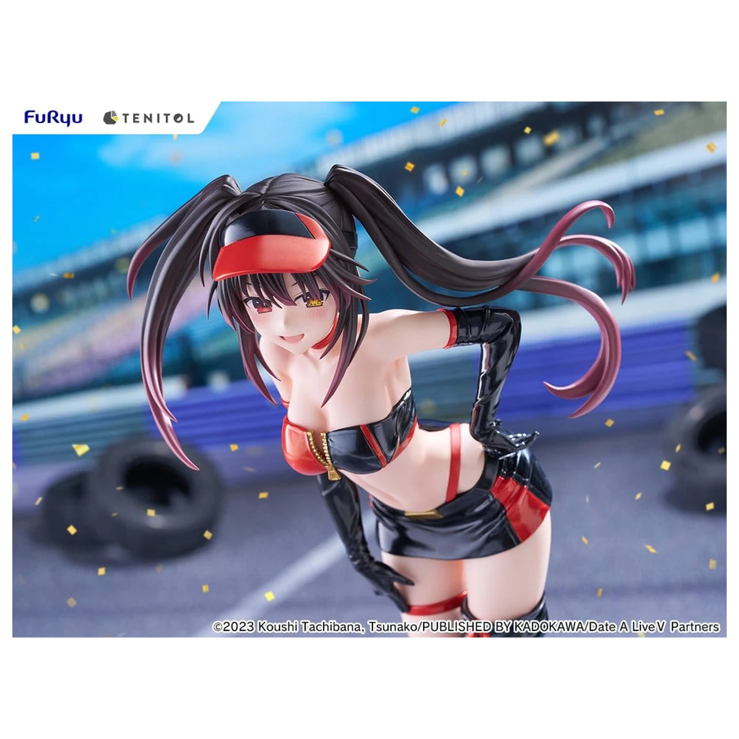 Date A Live V Tenitol Tall PVC figura Kurumi Tokisaki Race Queen Ver. 29 cm fotografija izdelka