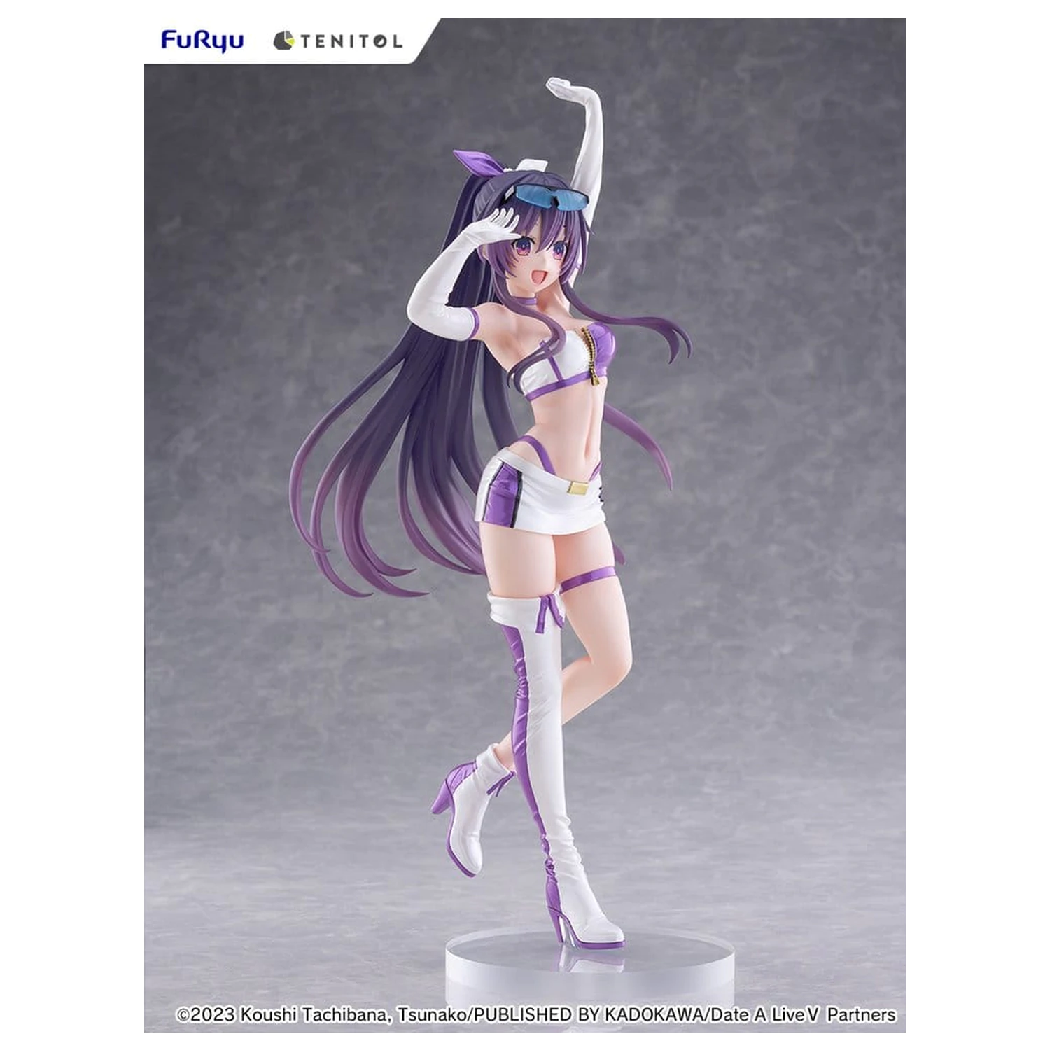 Date A Live V Tenitol Tall PVC figura Tohka Yatogami Race Queen Ver. 30 cm fotografija izdelka