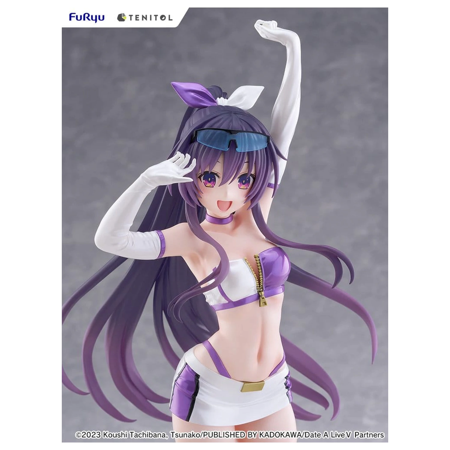 Date A Live V Tenitol Tall PVC figura Tohka Yatogami Race Queen Ver. 30 cm fotografija izdelka