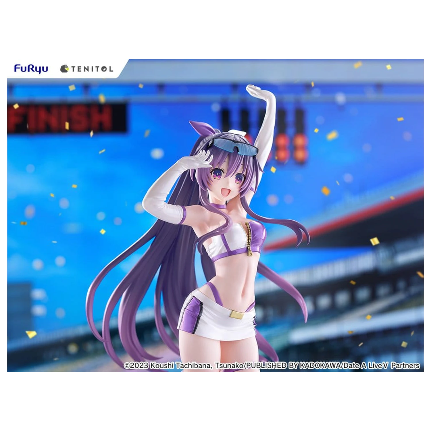 Date A Live V Tenitol Tall PVC figura Tohka Yatogami Race Queen Ver. 30 cm fotografija izdelka