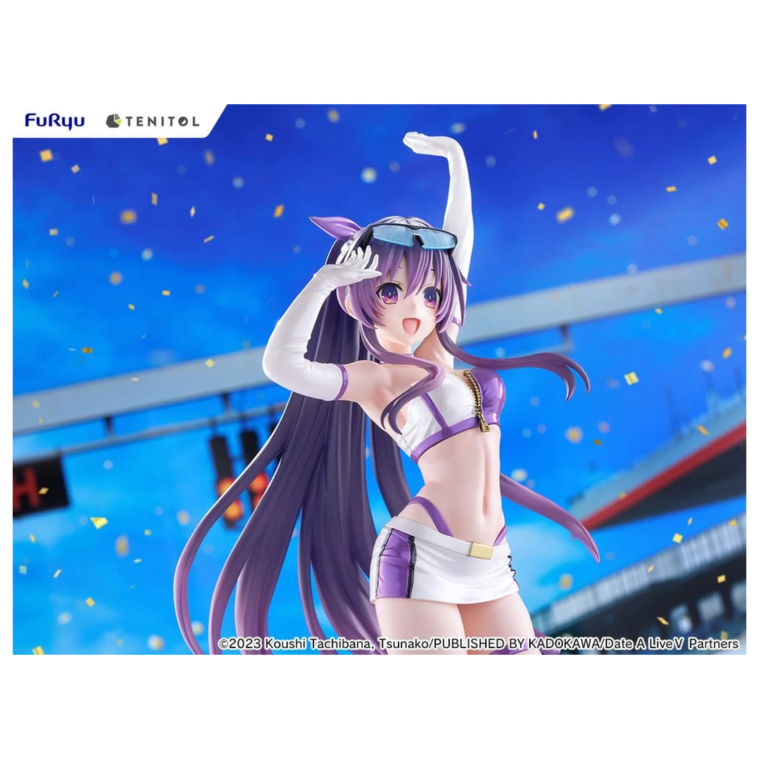 Date A Live V Tenitol Tall PVC figura Tohka Yatogami Race Queen Ver. 30 cm fotografija izdelka