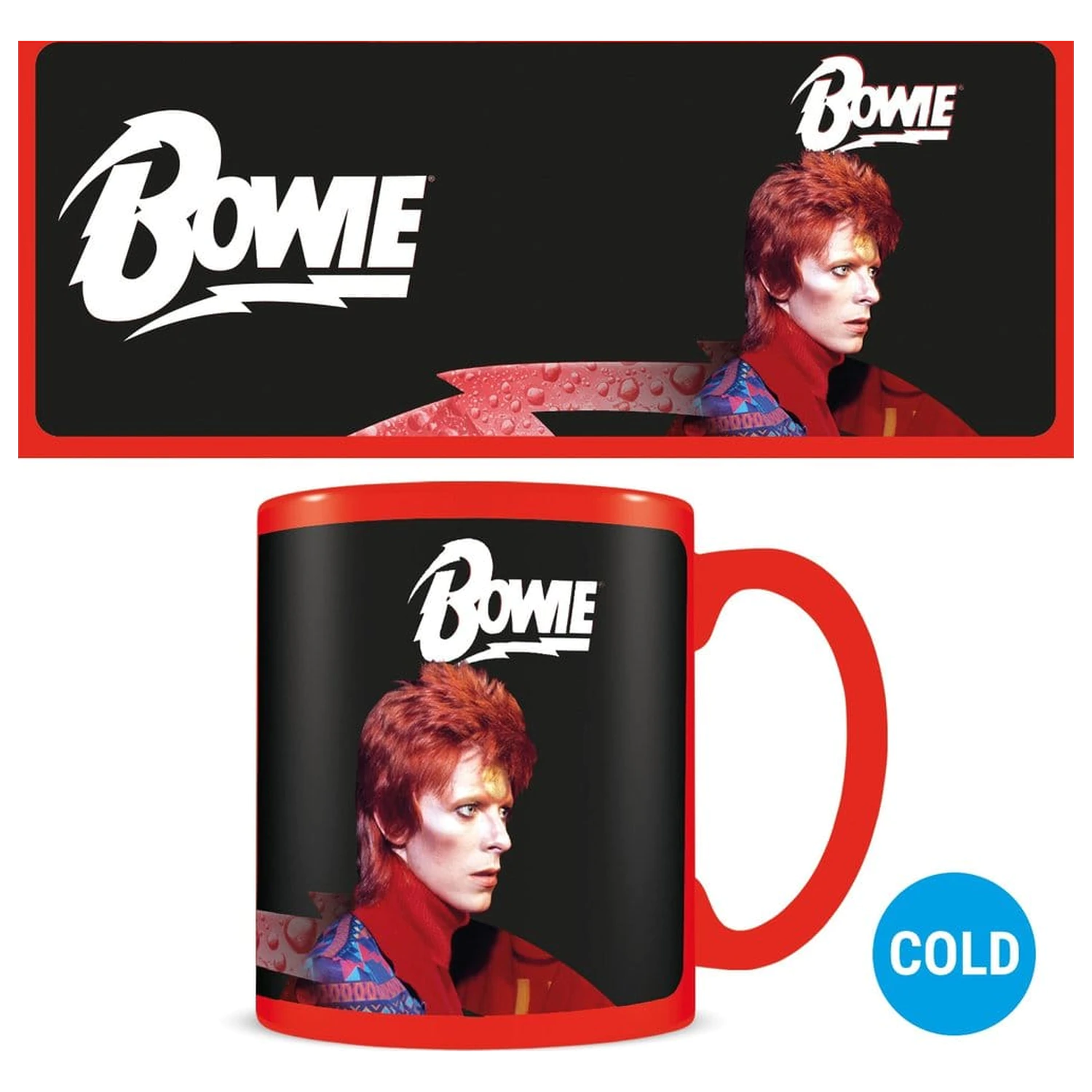 David Bowie Skodelica za spreminjanje toplote Bolt fotografija izdelka