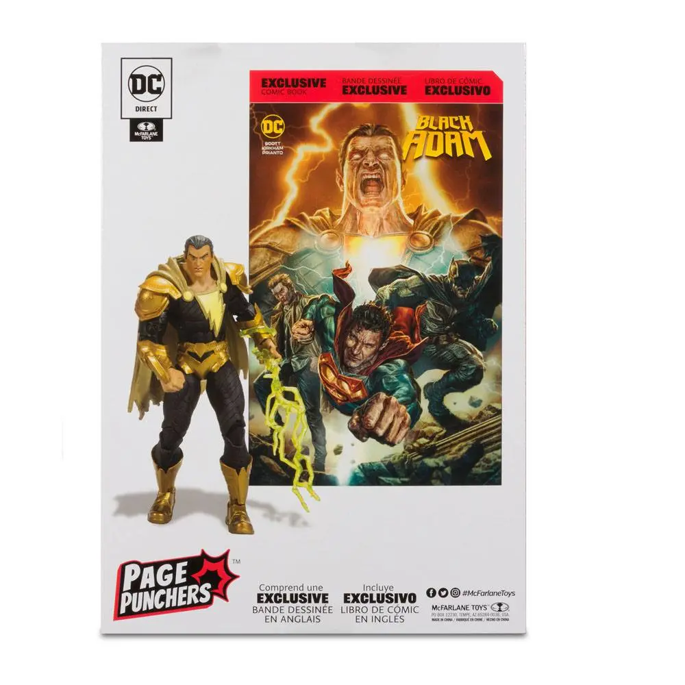 DC Black Adam Page Punchers Akcijska Figura Black Adam 18 cm fotografija izdelka