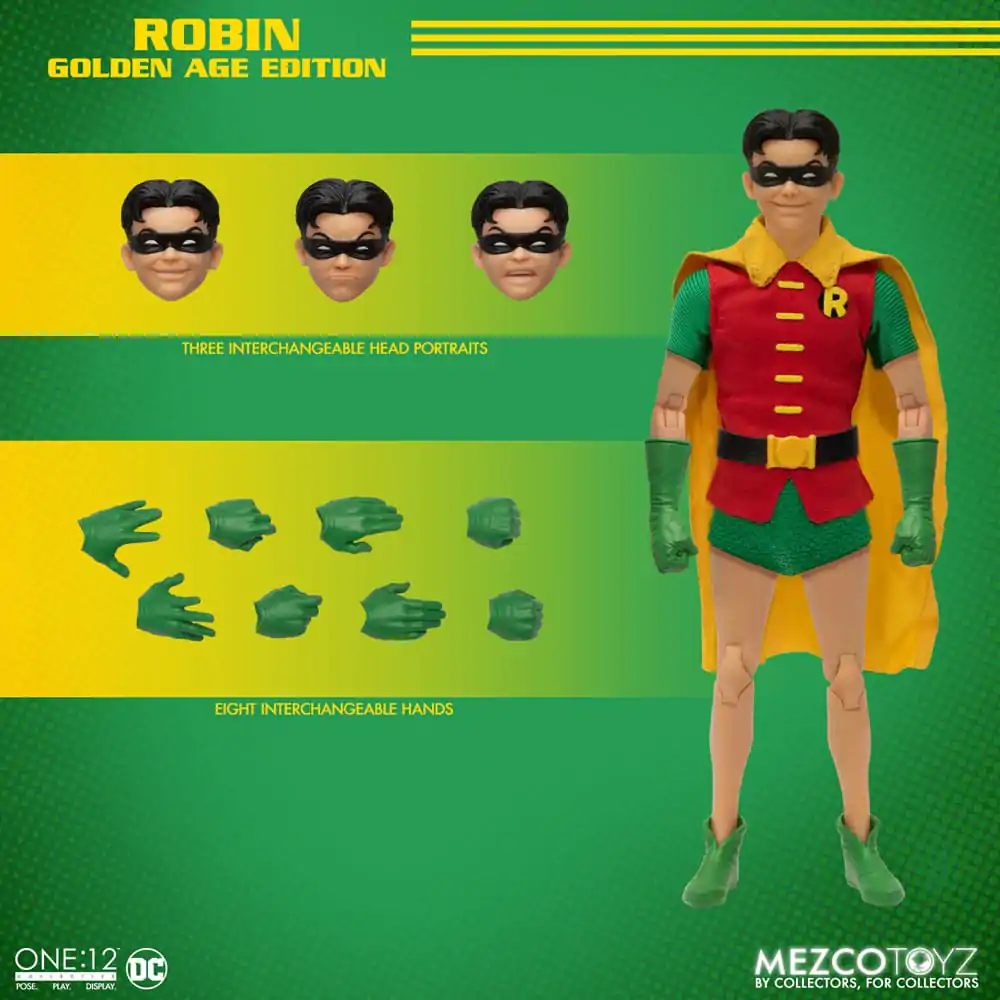 DC Comics akcijska figura 1/12 Robin (Golden Age Edition) 16 cm fotografija izdelka