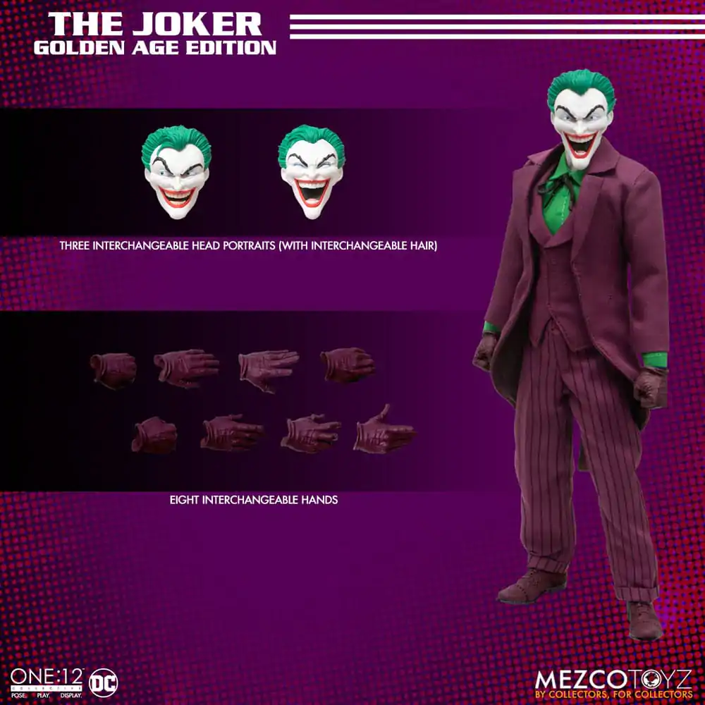 DC Comics Action Figure 1/12 The Joker (Golden Age Edition) 16 cm Akcijska Figura fotografija izdelka