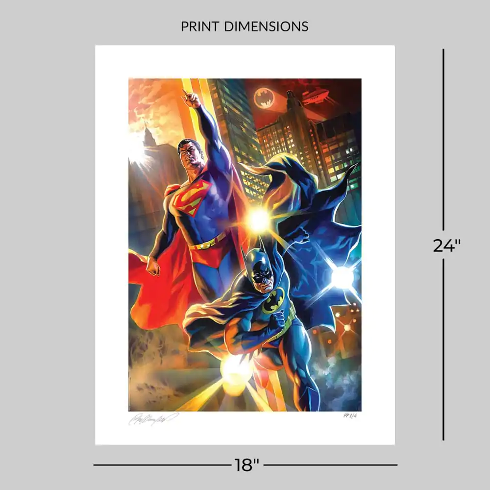 DC Comics Art Print Batman & Superman: World's Finest 61 x 46 cm - brez okvirja fotografija izdelka