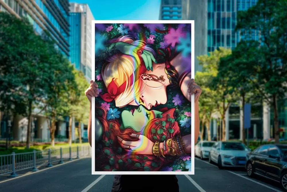 DC Comics Art Print Harley & Ivy 41 x 61 cm - brez okvirja fotografija izdelka