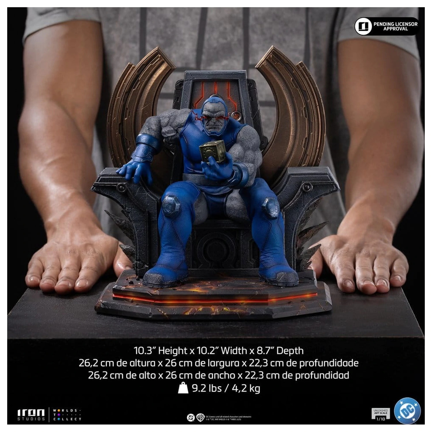 DC Comics Art Scale Kip 1/10 Darkseid Unleashed 26 cm fotografija izdelka